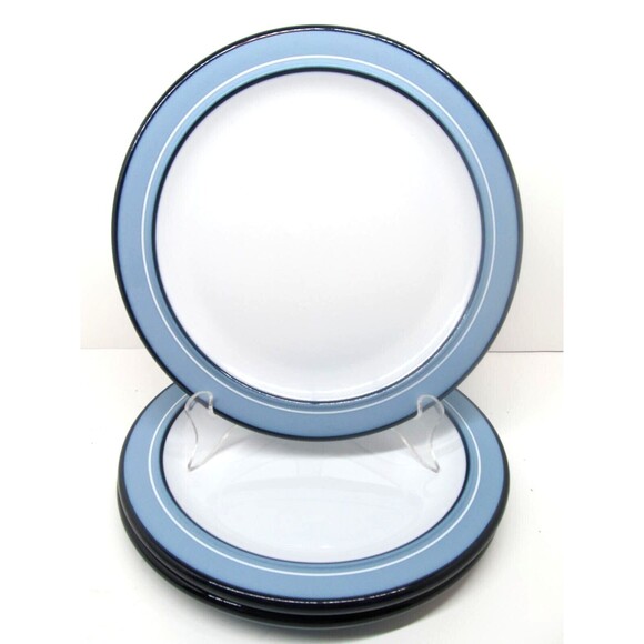 Arita Genesis Blue 8 5/8" Salad Plates Bundle of 3 - Picture 1 of 8